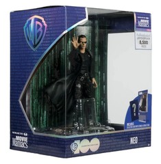 McFarlane Toys 2024 Movie Maniacs Neo Matrix WB Celebrating 100 Years 7” Figure