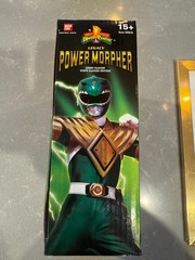 RARE Autographed Legacy Power Morpher Green/White Ranger Jason David Frank COA