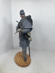 1/6 CUSTOM CIVIL WAR UNION “YANKEE” CHARGING INFANTRYMAN MUSKET + OAK STAND