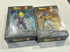 Dragon Ball Super Dragon Stars Figures Mix Lot 4 Blue Gogeta Gohan Goku Cell