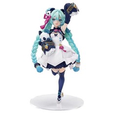 18CM Anime Hatsune Miku Figure National Style Fashion Panda New