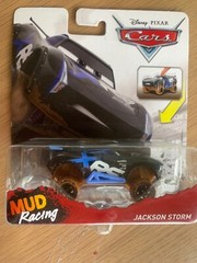 Disney Cars 3 – Mud Racing Jackson Storm Die Cast Toy 2022 Rare Cars 2 Cars 3 !