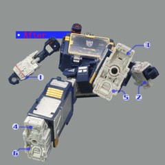 Filler Hand Cannon Upgrade Kits For DCS Nemesis Bridge Soundwave/Shockwave
