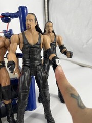 WWE Wrestlemania Mix Lot Of 8 Action Figures PLUS WWE Arena John Cena Undertaker