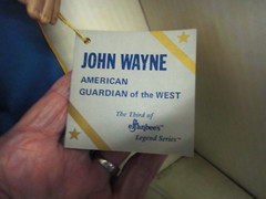 1982 JOHN WAYNE #2981 “GUARDIAN OF THE WEST” EFFANBEE ORIGINAL BOX PAPERS MINT
