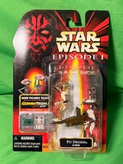 1999 Star Wars Episode 1 Pit Droids 2-Pack Action Figure Hasbro CommTech w Case