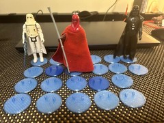 Vintage Star Wars action figure stands 3.75 QTY 45