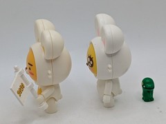 Kakao Friends Miniature Figures Ryan Muzi & Con from Brick Cheese Friends Build