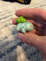 Pokemon Nidoking Vintage TOMY Figure 1999 Authentic Pencil Topper and Bulbasaur