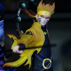 Hot 23cm Naruto Anime Figure Rikudousennin Mode‌ Uzumaki Naruto Uchiha Sasuke Ac