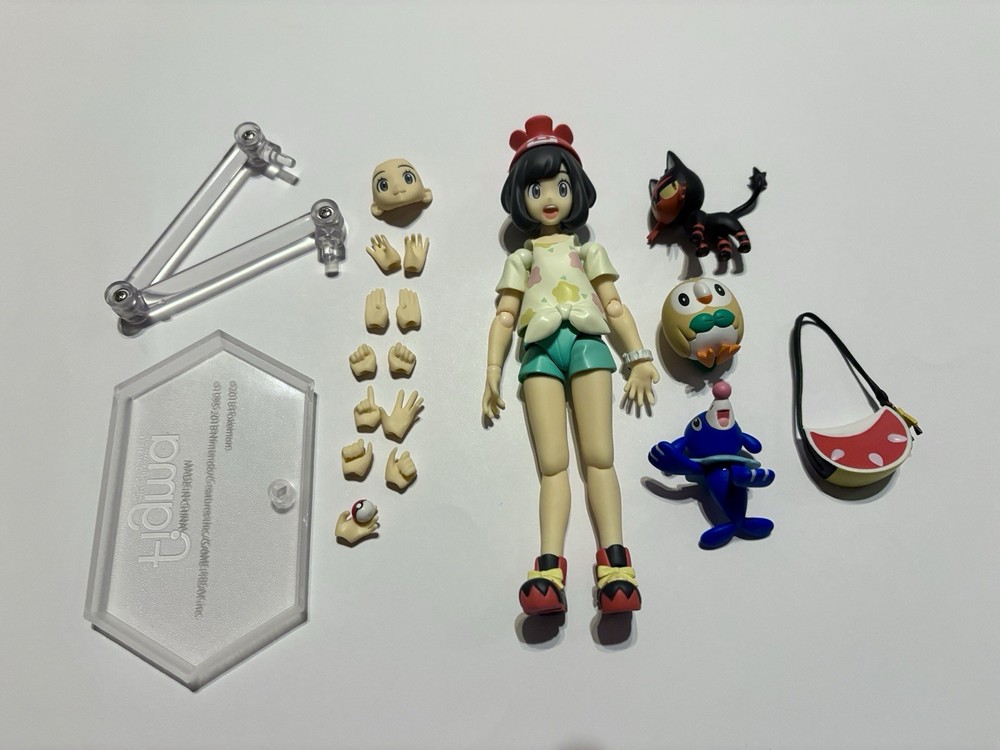Max Factory Figma 371 Pokémon Sun Moon Selene US Seller Loose Great Condition