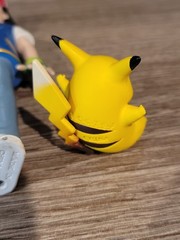Vintage 1998 TOMY Ash Ketchum Pokemon Figure 4.5″ W/ Pikachu And Raichu