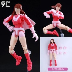 3D Printed Invincible Superhero Action Figures with Articulatable Limbs