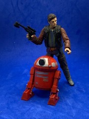 Star Wars Custom Figure: Poe Damerona in mission gear w/ R7-P9 driod