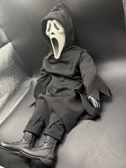 Vtg 1997 Ghostface 18″ Plush Doll Scream Movie Spencer Gifts RARE ~ Not Working