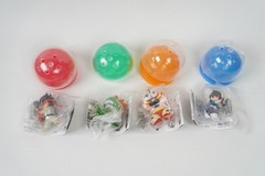 Street Fighter Grape Brain Figure Collection Complete Set of 4 New