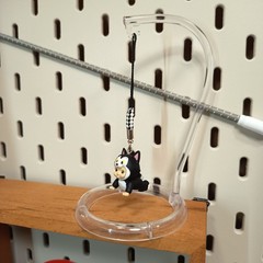 KEWPIE Baby as PINOCCHIO FIGARO CAT 1″ Mini Figure KEYCHAIN Toy Miniature Disney