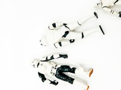 Star Wars Storm Trooper Clone Trooper Lot Rex Action Figures Plastic Die Cast