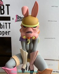 New Coolrain Labo Rabbit Trooper Pure White Dark Grey Pink Red Toy Gift Figure