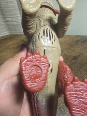 Jurassic World Diabloceratops Red Dino Tracker Roar Sound Action Figure.