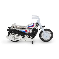 Evel Knievel Deluxe Silver High Jumper Stunt Cycle Extreme Jumps and Tricks