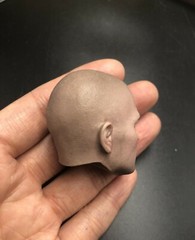 1/6 scale Male Bald Head Sculpt for 12” Action Figure