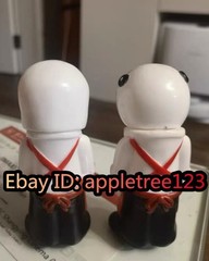 SCIENCE PATROL Monster White Black Red Gold Set(2Pcs) Vinyl Sofubi Figure Model
