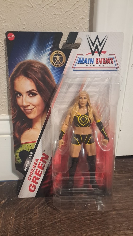 2025 WWE Mattel Main Event Series 156 Chelsea Green Yellow Black Chase