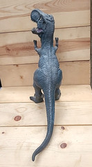 T-Rex Large Rubber Dinosaur Fun Non-Mechanical Toy 2011 Detailed/Realistic Vtg