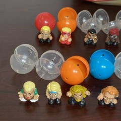 Lot 42 WWE WWF ECW WCW Mini Squinkies Wrestling Figures Tiny 0.75″ Tall CENA BAG