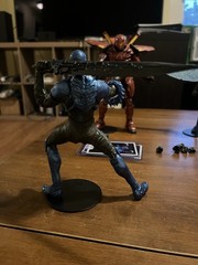 McFarlane Lot Blue Beetle Movie DCEU DCU Blue Beetle Battle Mode Conrad Carapax