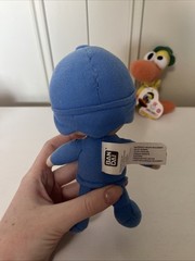 Set Of 3 Plush Pocoyo Pato Elly Stuffed Doll Soft Bandai 2010
