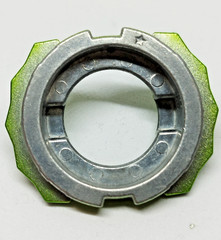 Beyblade BURST Parts Set of 4 Disc 0 purple, 5 gold, 7 Red, 10 Green TAKARA TOMY