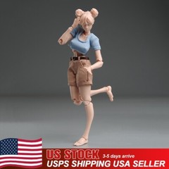 Romankey X COWL 1/12 Female Soldier Figure 6inch Pale Skin Joint Body Model Toys