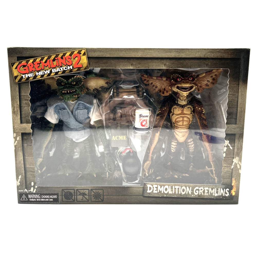 NECA Ultimate Gremlins 2 Demolition Gremlins 2 Pack 7” Action Figure New