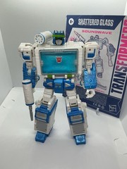 Transformers Shattered Glass Soundwave 100% Complete With Instructions & Comic