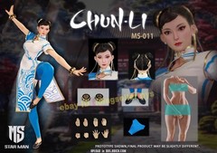 STAR MAN チュン・リLi Chunli Fighter 1/6 Figures Skeleton body Cast off