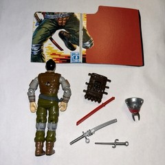 Vintage GI Joe Budo Action Figure Complete 1988 File Card Tight Joints AW