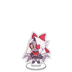 8CM Hazbin Hotel Husk Adam AD Acrylic Stand Figure Model Collection Standee