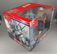 GI Joe Navy Gunner w/ 40mm Twin Mount Anti-Aircraft Hasbro 2000