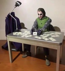 1/6 Heath Ledger Batman:The Dark Knight Joker 30CM Action Figure Model Toy Gift