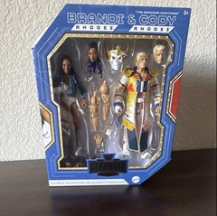 WWE Mattel Creations Exclusive Ultimate Edition Brandi Rhodes And Cody Rhodes