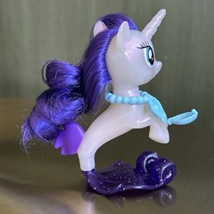 My Little Pony “RARITY” PEARLY Sea pony Movie (2017) Brushables G4 FIM