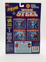 1994 TOYBIZ MARVEL SPIDER-MAN WEB OF STEEL SPIDER-MAN VS CARNAGE NEW
