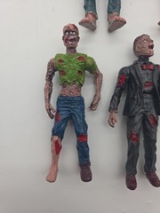 BOHS Zombie Action Figures Scary Toys Lot Of 5 Removable Limbs Body Parts Horror