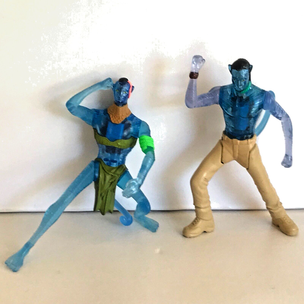 McDonald’s Avatar Toy Figures Jake Sully 2009 & Fox Jake Sully Warrior Free Ship