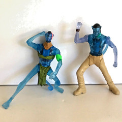 McDonald’s Avatar Toy Figures Jake Sully 2009 & Fox Jake Sully Warrior Free Ship