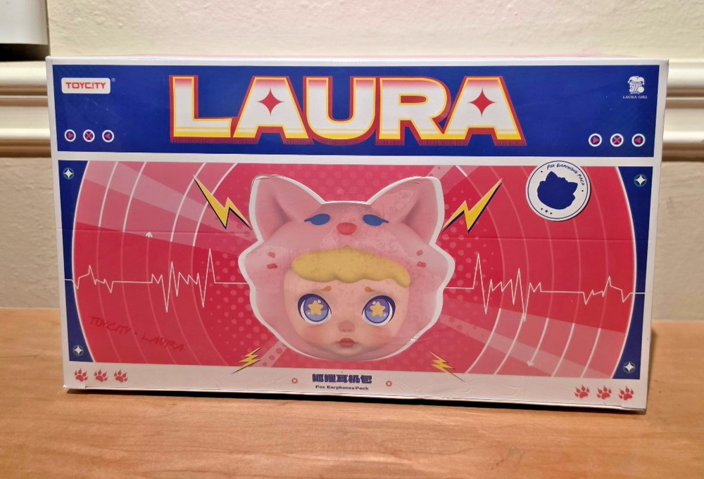 ToyCity Laura Animal Fox Earphones Sealed complete set of 6 Blind boxes USA