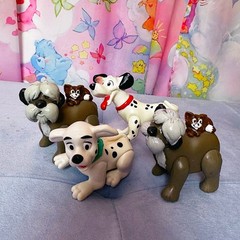 Vintage Disney 101 Dalmatians Happy Meal Toys Lot of 4 McDonald’s 1990s Figures