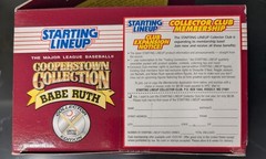 starting lineup cooperstown collection babe ruth